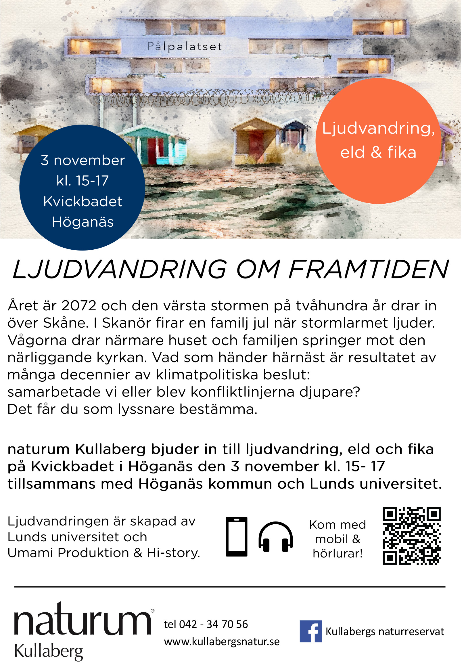 affisch om ljudvandring